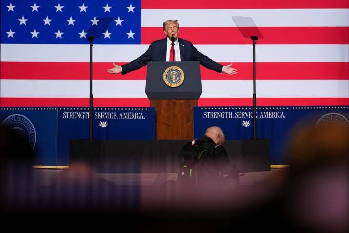 Crítica general retirada El discurso incoherente de Trump a los líderes militares