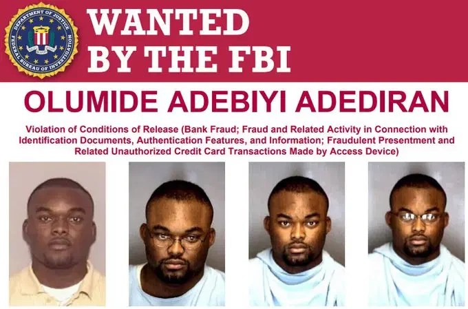 FBI Offers ,000 Reward for Nigerian Fugitive on the Run for Over 20 Years FBI Offers ,000 Reward for Nigerian Fugitive on the Run for Over 20 Years
