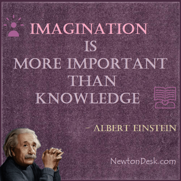 All 32+ Pictures imagination is more important than knowledge albert einstein Latest