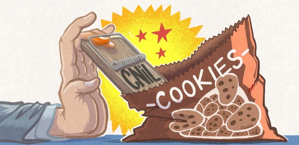 main prise la main dans le sac de cookies par la cnil