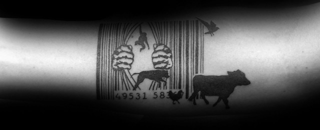 30 Barcode Tattoo Designs For Men - Parallel Line Ink Ideas 260_x_640_jpg