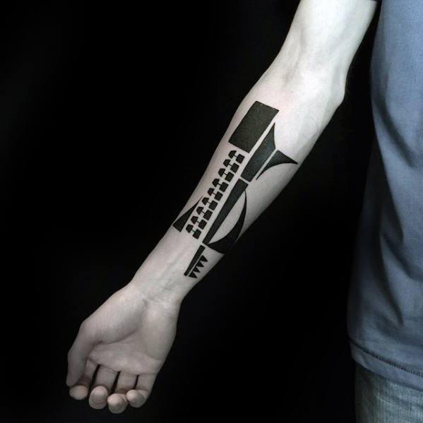 40 Simple Geometric Tattoos For Men - Design Ideas With Shapes 599_x_599_jpg