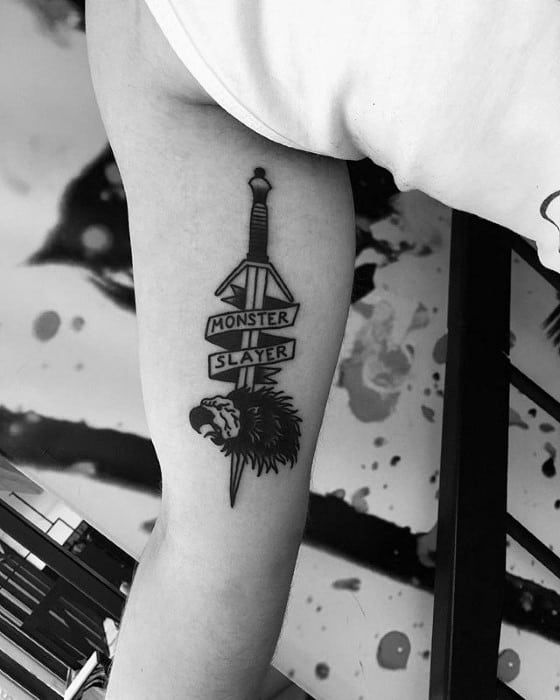 60 Witcher Tattoo Designs For Men - Video Game Ink Ideas 700_x_560_jpg