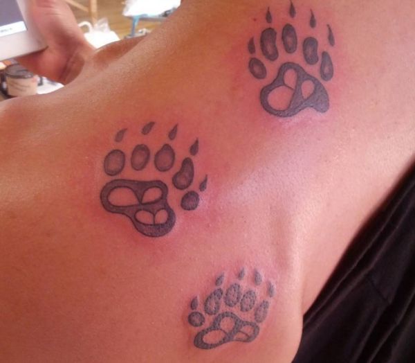 33 Paws Tattoo Concepts - Photos And That Means - Nexttattoos 524_x_600_jpg