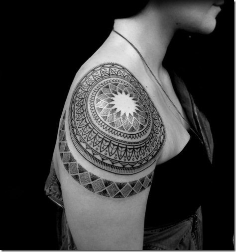 50 Shiny Mandala Tattoos You Wish To Have - Nexttattoos 507_x_474_jpg