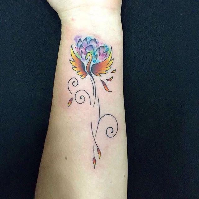 55 Stunning And Provoking Phoenix Tattoos - Nexttattoos 640_x_640_jpg