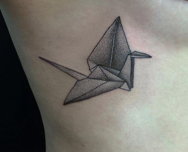 19 Stunning Crane Tattoos And Their Meanings - Nexttattoos 484_x_600_jpg
