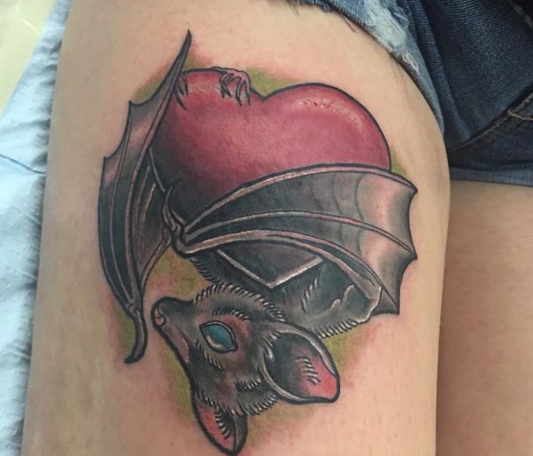 25 Fascinated Bat Tattoos And Their Meanings - Nexttattoos 514_x_600_jpg