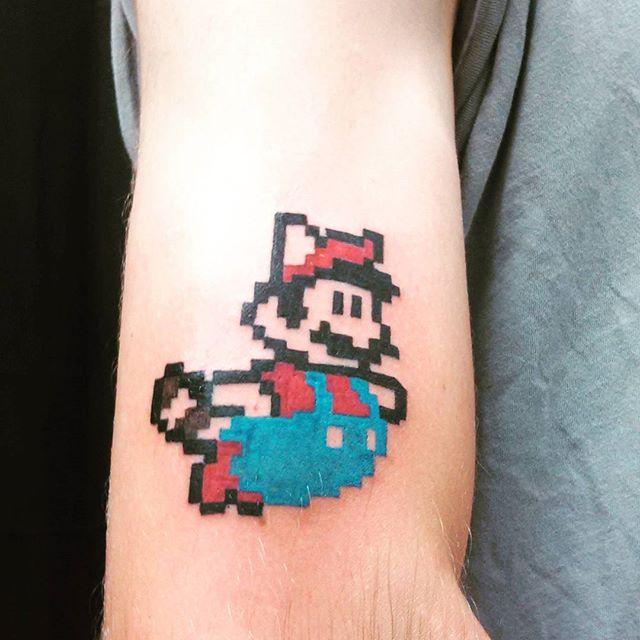 70 Tremendous Mario Bros Tattoos - Nexttattoos 640_x_640_jpg