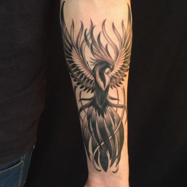 55 Stunning And Provoking Phoenix Tattoos - Nexttattoos 640_x_640_jpg
