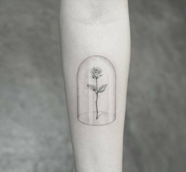 Pink Tattoo: 20 Concepts For A Classy And Minimalist Tattoo - Nexttattoos 706_x_760_jpg
