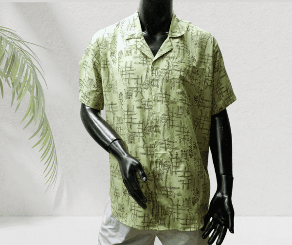 Mens Shirt, MSH-1581 Fabric: Cotton Matarila: Block Print, Screen Print Price: 975