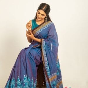 Firoza Color Half Silk Sharee
