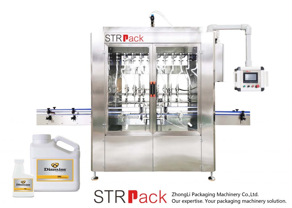 Automatische Zwaartekrachttype Vloeistofvulmachine Strpack