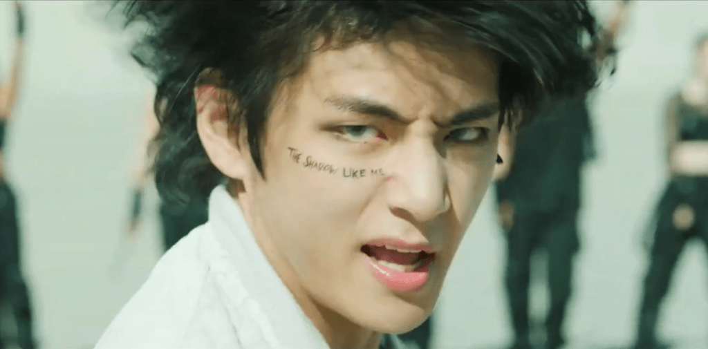 Bts 「On」 Mv Release! What Is The Meaning Of V Face Tattoo? | Nomnomkiyow