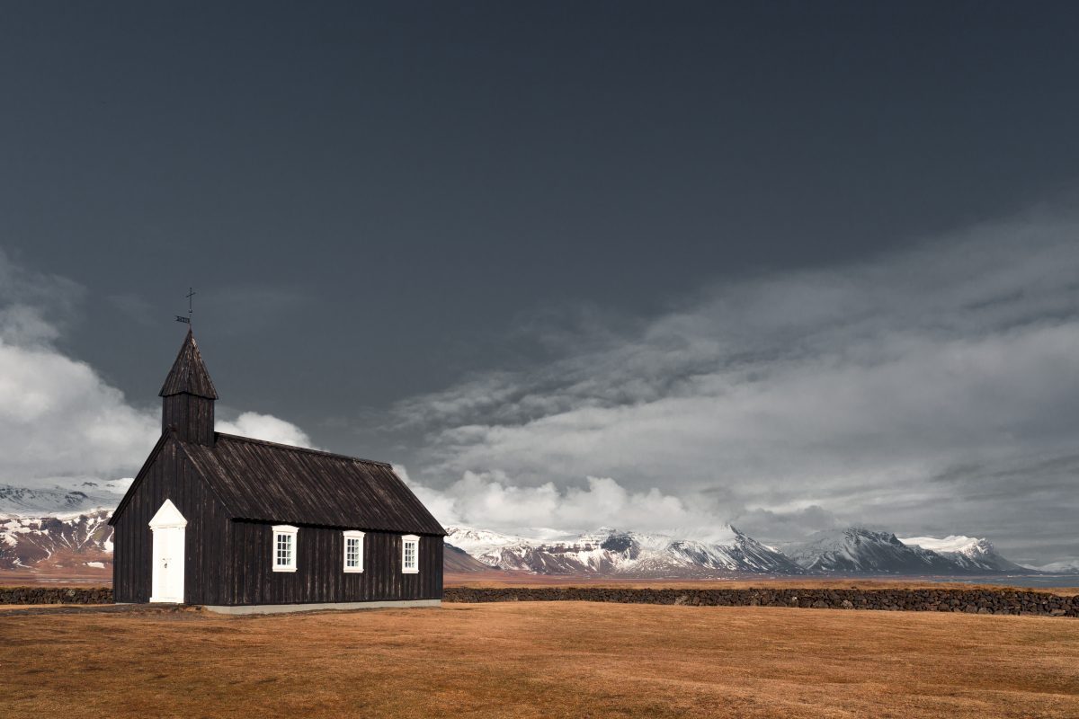 Iceland black church