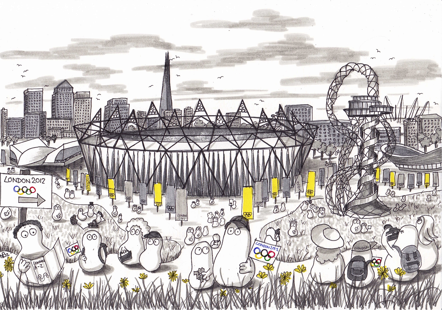 The Daily Sketch London 2012 Norms At The Olympic Park The Daily Norm