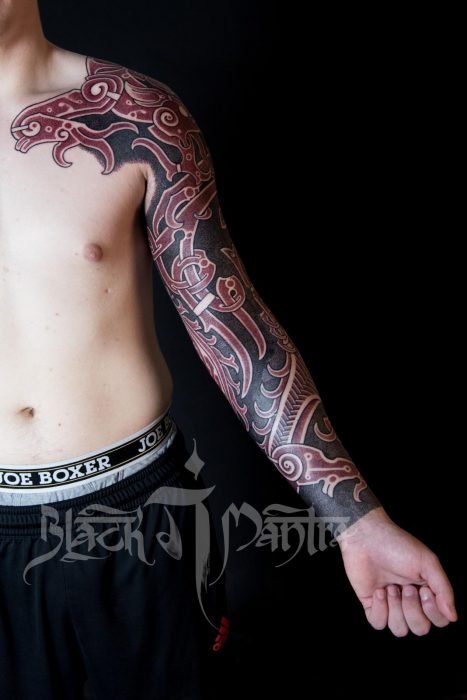 The Wolves Of Ragnarok - A Tattoo By Northern Black 700_x_467_jpg