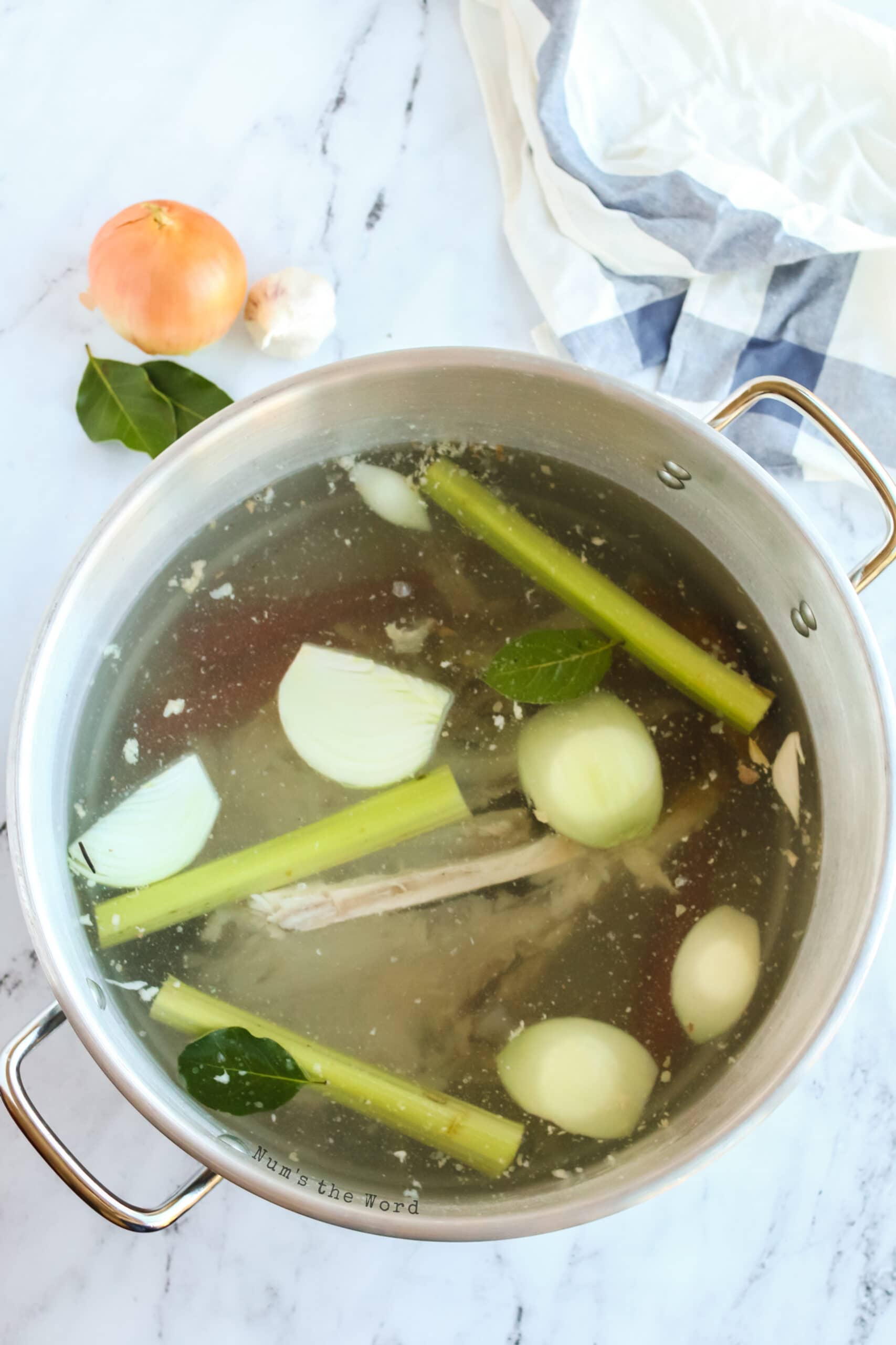 Crock Pot Turkey Carcass Soup