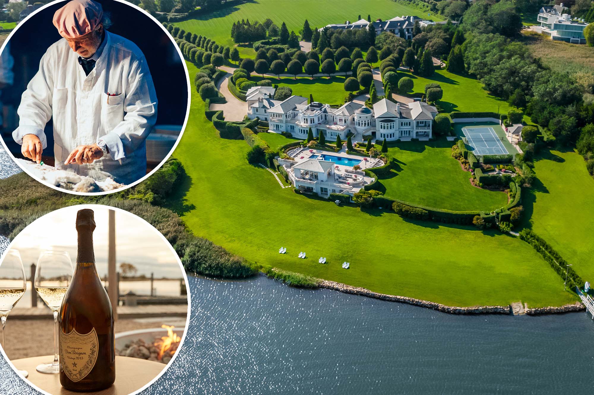 Dom Pérignon unveils new vintages at a 0M Hamptons estate