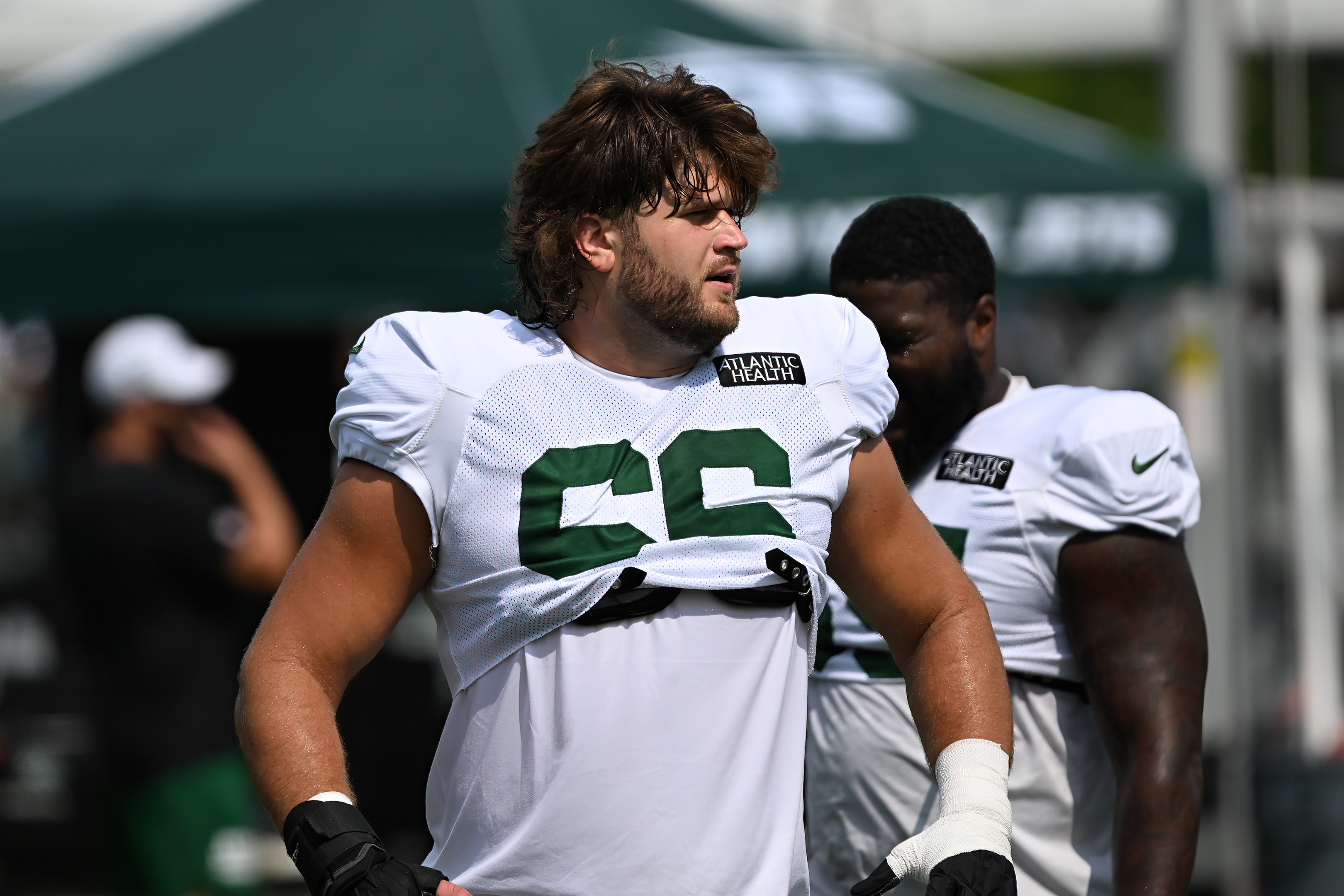 Jets confident center Joe Tippmann will figure out timing