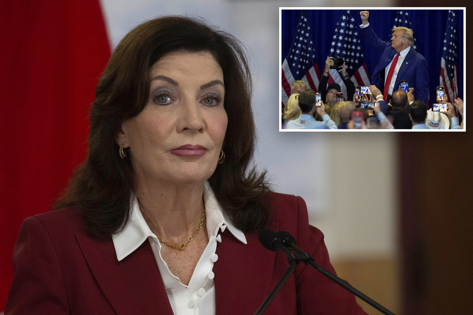 Poll shows Hochul’s favorability rating dropping below Trump’s among New York voters