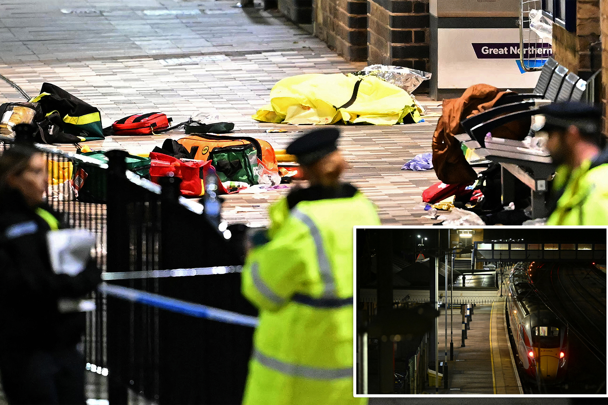 A number of folks stabbed on practice in England — 2 arrested, 12 injured