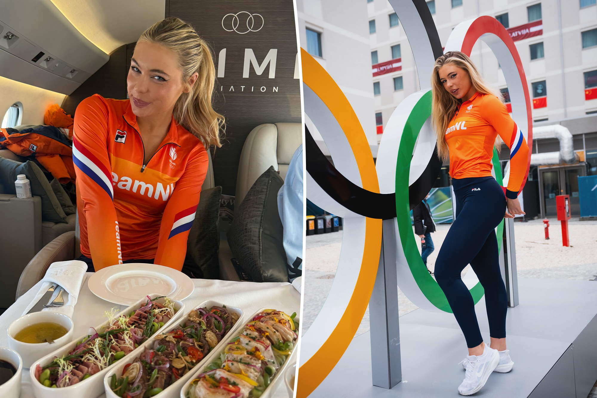 Dutch Olympics speed-skating star Jutta Leerdam blasted as ‘diva’ for flying to Winter Games on private jet
