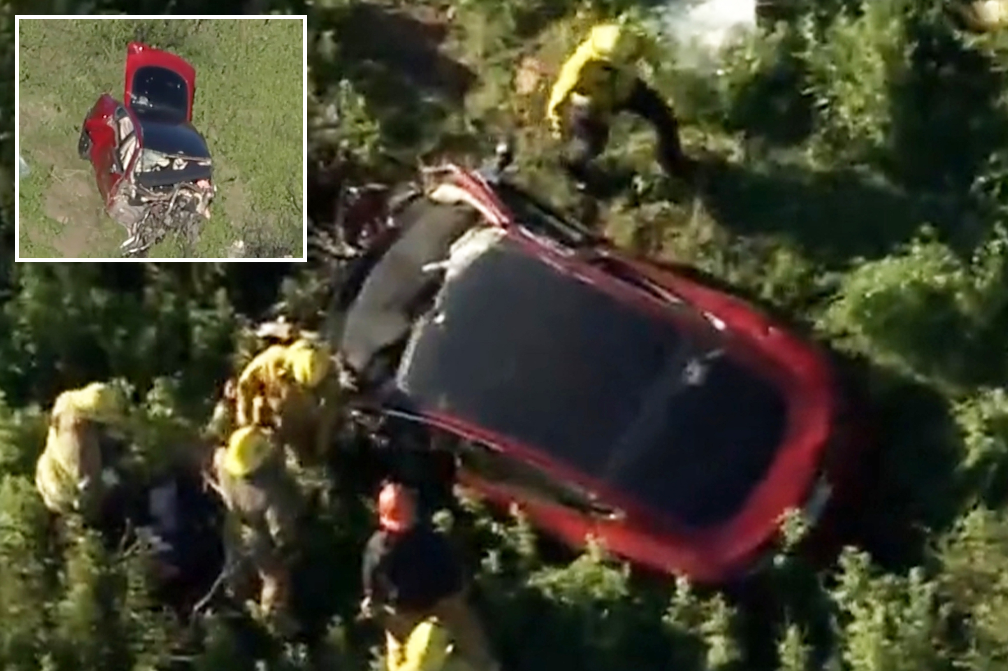 16-year-old Tesla driver killed in horror plunge down Malibu canyon
