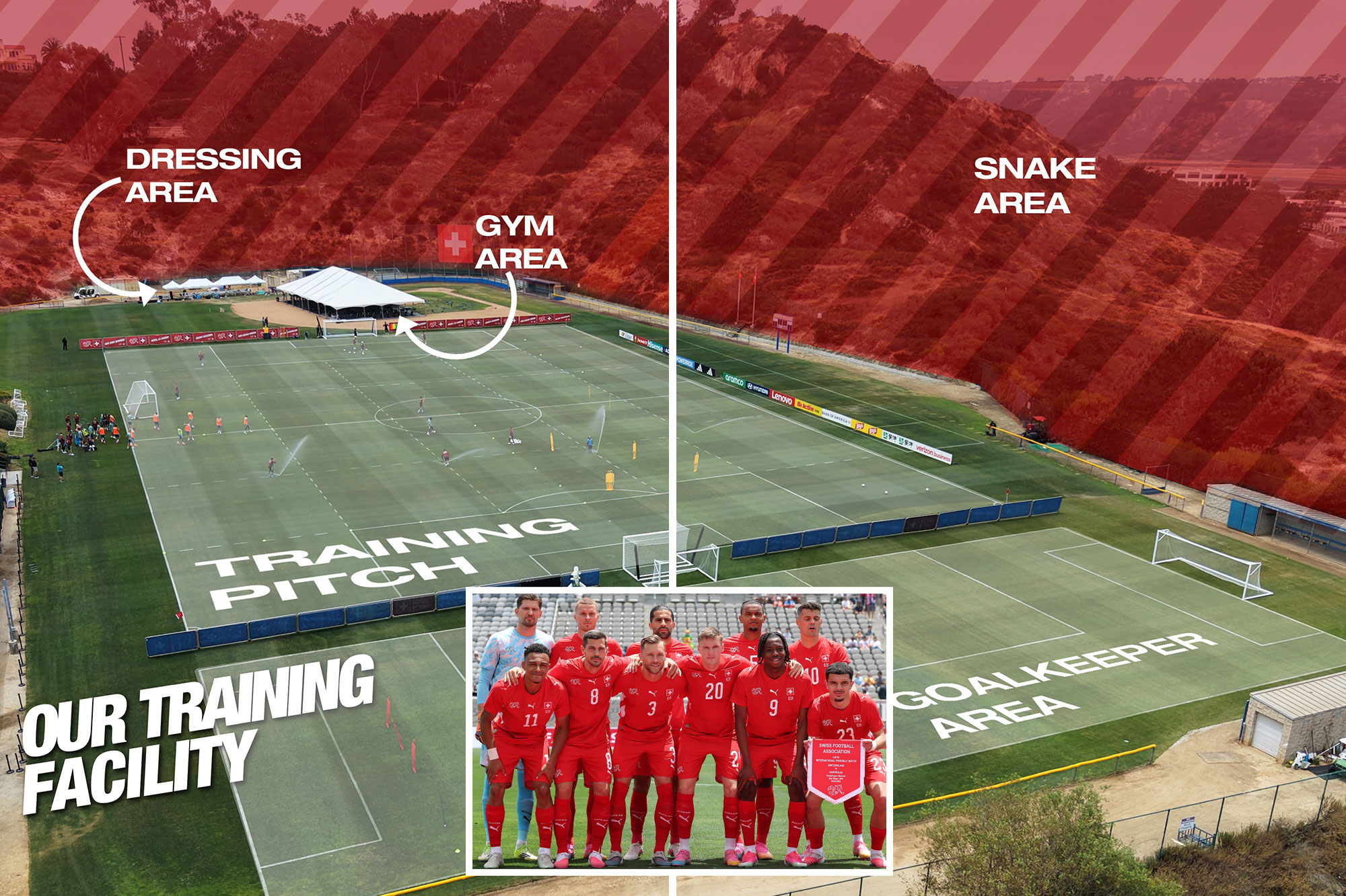 Switzerland National Team releases shocking graphic for California soccer facility