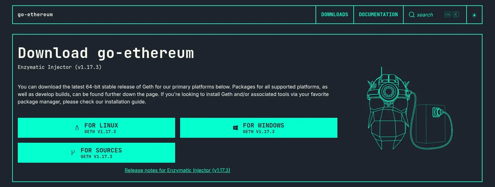 Le principal client Ethereum est développé principalement pour Linux