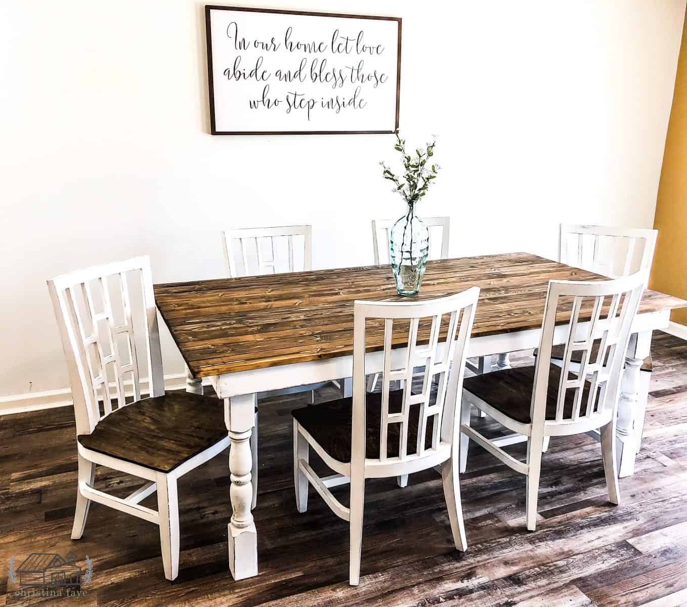 Idées pour relooker vos meubles de salle à manger | Oh My Sander Relooking table à manger