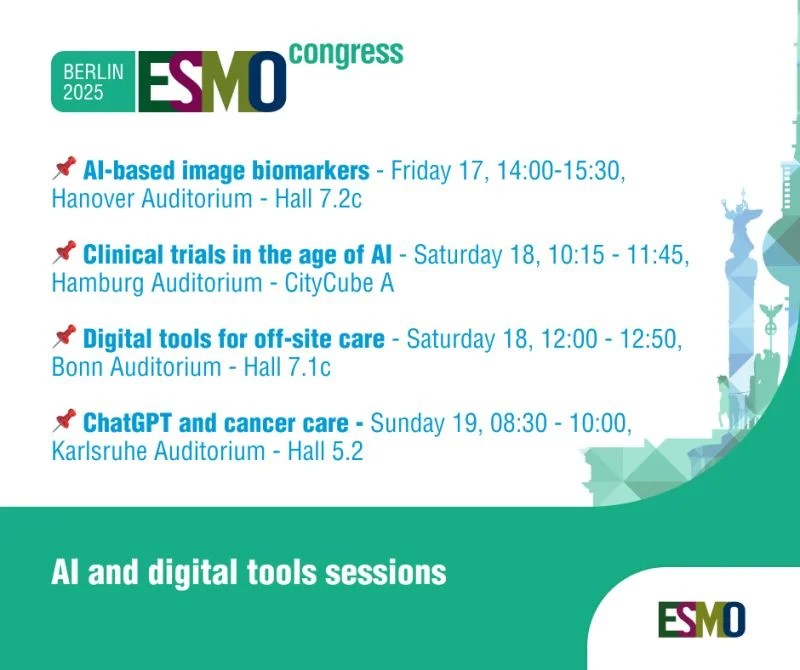 AI and Digital Innovation are Redefining Cancer Care - ESMO 2 AI and Digital Innovation