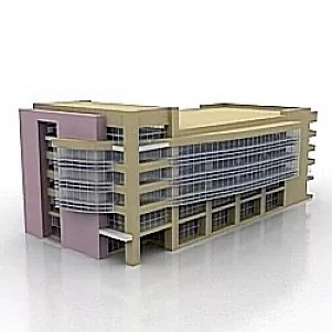Building Business Centre Free 3d Model 3ds Gsm Open3dmodel 5954