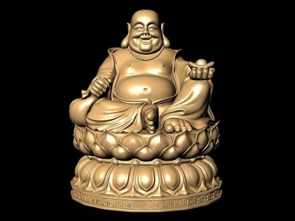 Laughing Buddha Statue Free 3d Model Max Vray Open3dmodel 109217