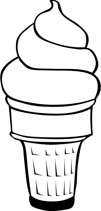 Fast Food, Desserts, Ice Cream Cones, Soft Serve - Openclipart 800_X_386_jpg