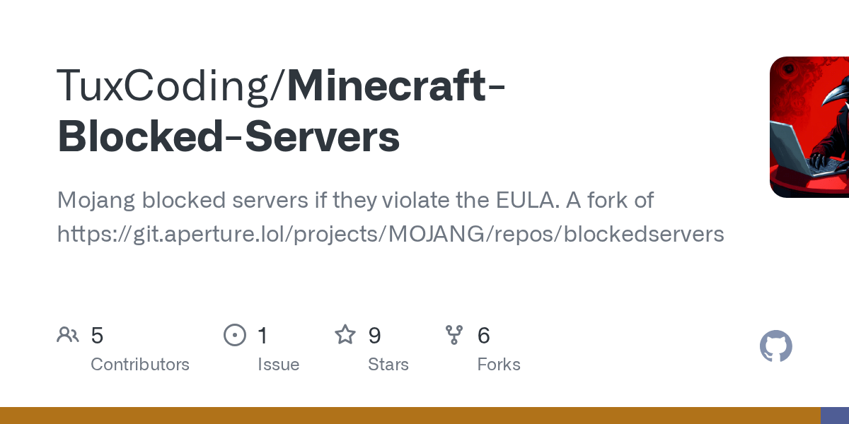 Minecraft-Blocked-Servers/deleted-dict.txt at main ·  games647/Minecraft-Blocked-Servers · GitHub