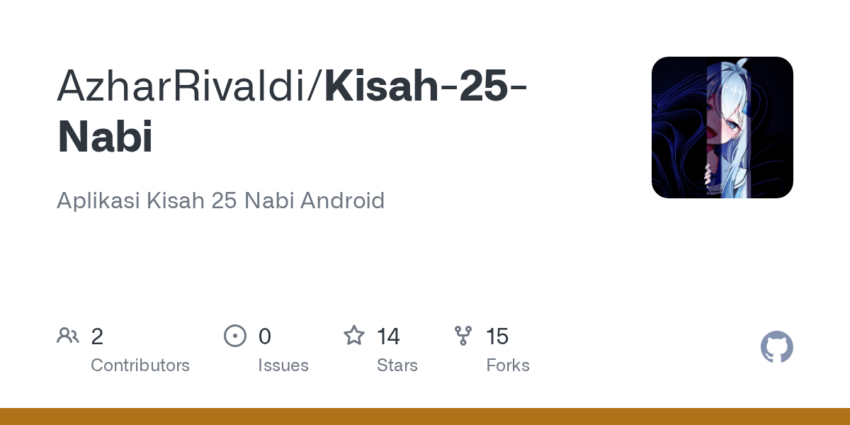 Kisah-25-Nabi/kisahnabi.json at master · AzharRivaldi/Kisah-25-Nabi · GitHub