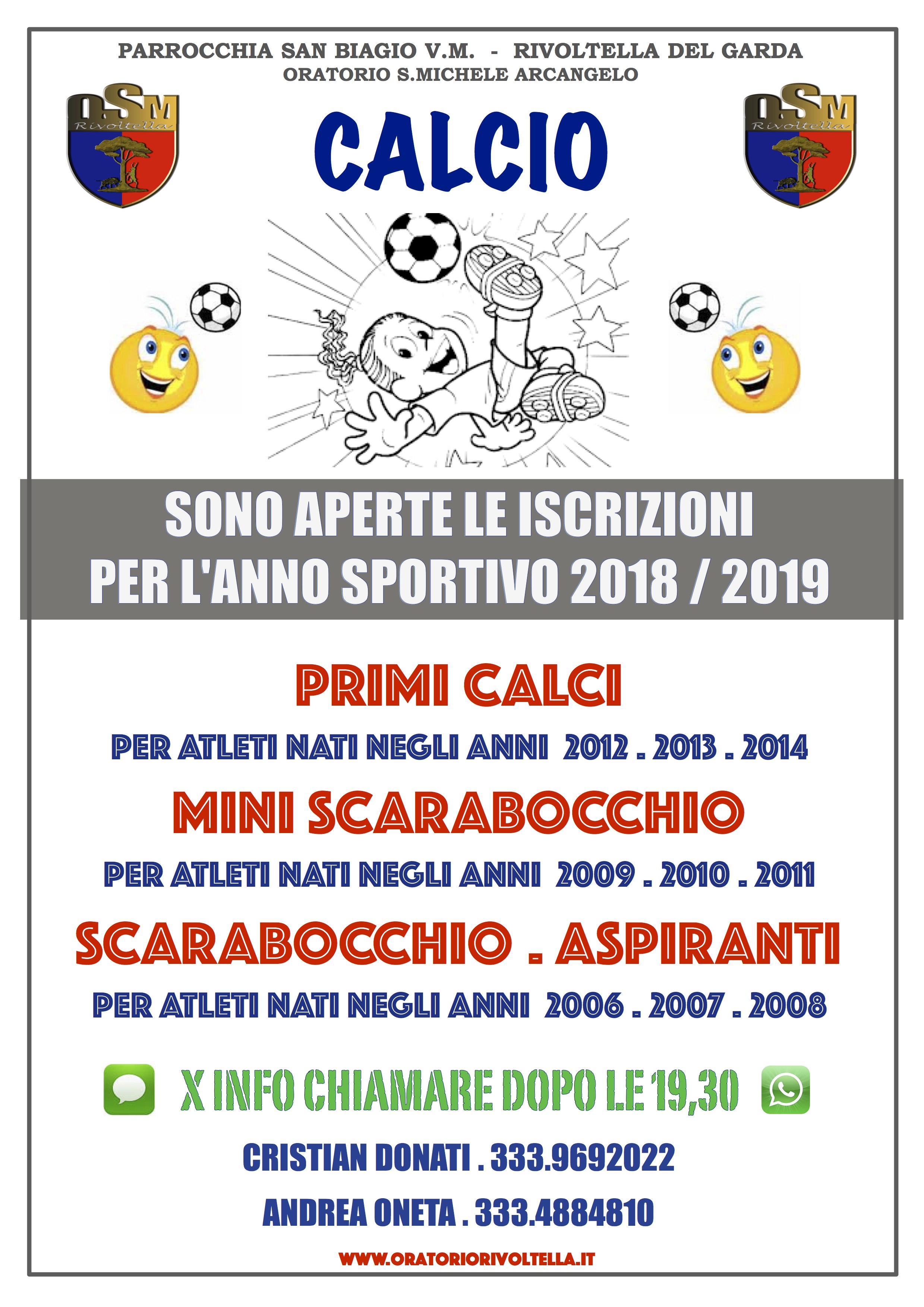 Volantino Attivita' 2018 Calcio - Oratorio - Rivoltellaoratorio – Rivoltella 3508_x_2479_jpg