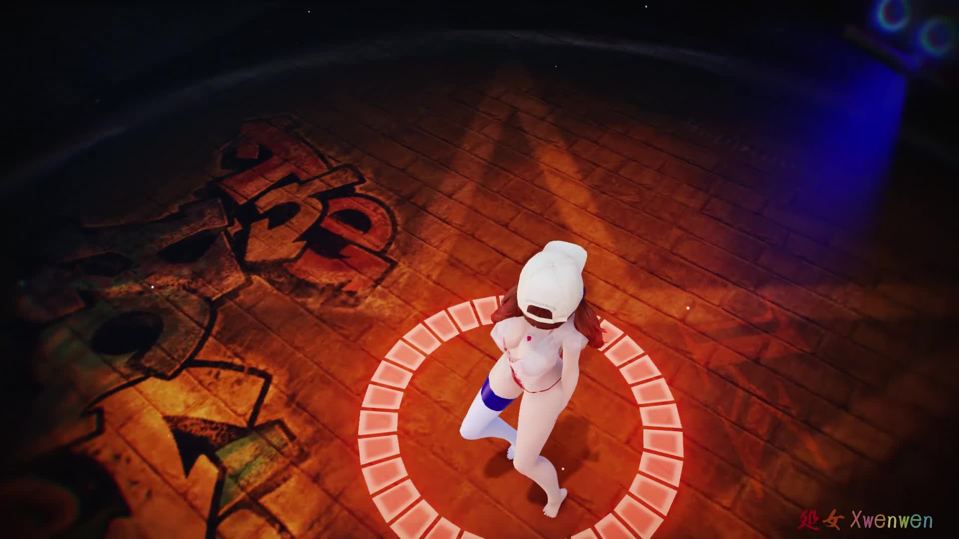 この輪を離れないと、妖怪に捕まったりしないそうです！｜俺の3Dエロ動画