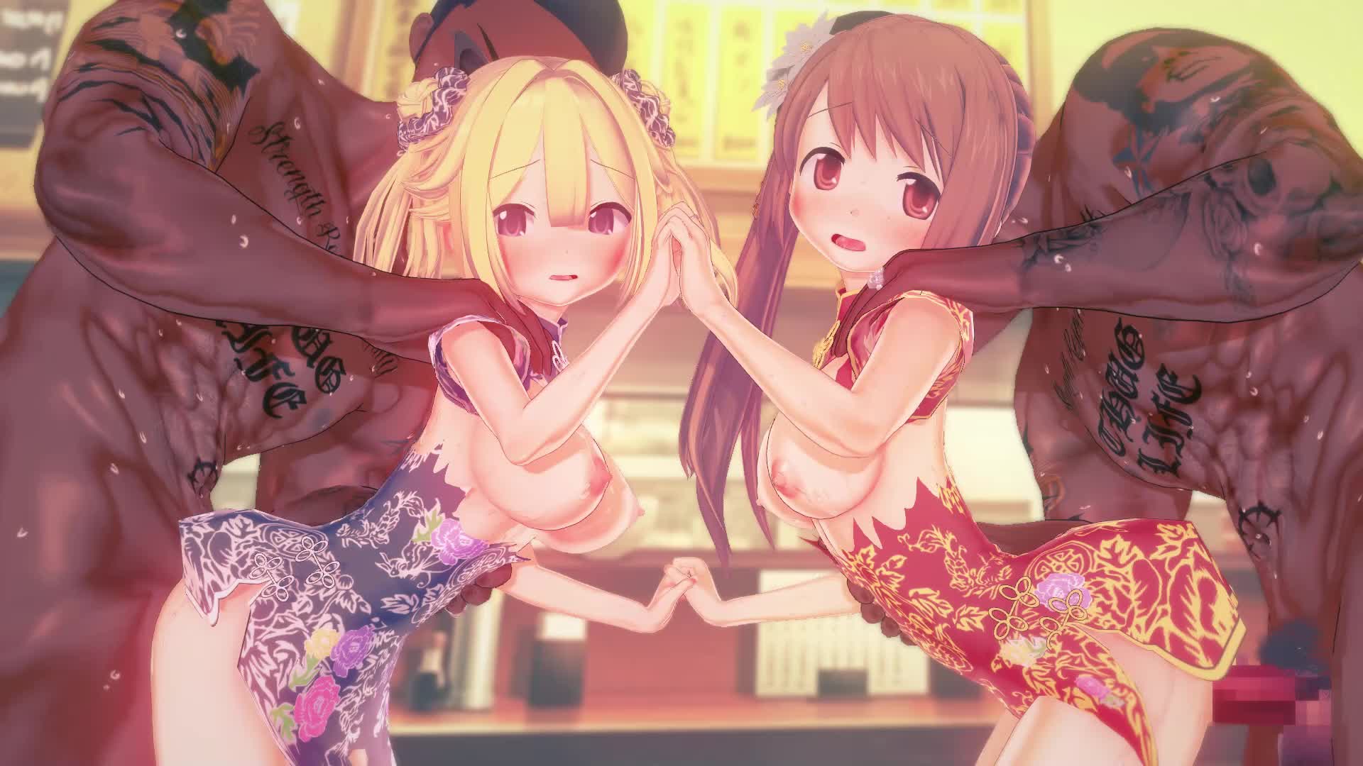 マギレコ】【マギアレコード】万々歳の裏メニュー（鶴乃 & フェリシア）｜俺の3Dエロ動画