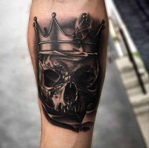 101 Skull Tattoo Designs For Men - Sleeve, Hand, Native American All Covered! | Outsons | Men's Fashion Tips And Style Guides 499_x_500_jpg