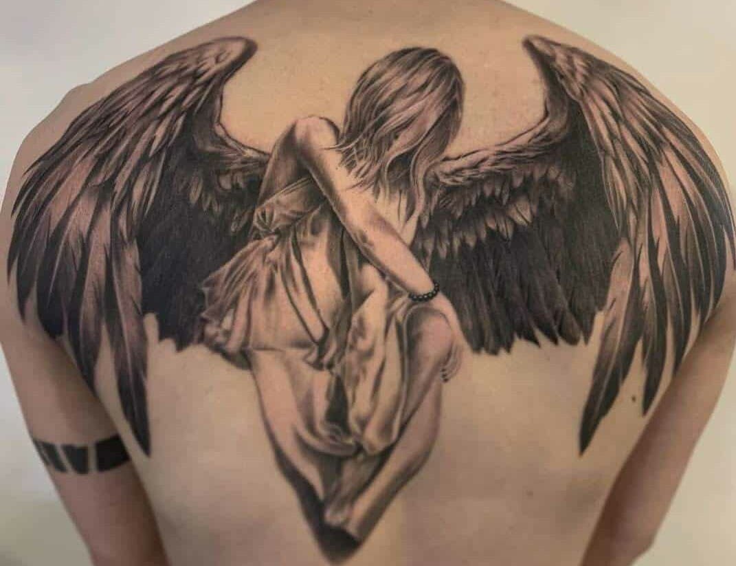 101 Amazing Angel Of Death Tattoo Ideas You Need To See! | Outsons | Men's Fashion Tips And Style Guides 823_x_1071_jpg