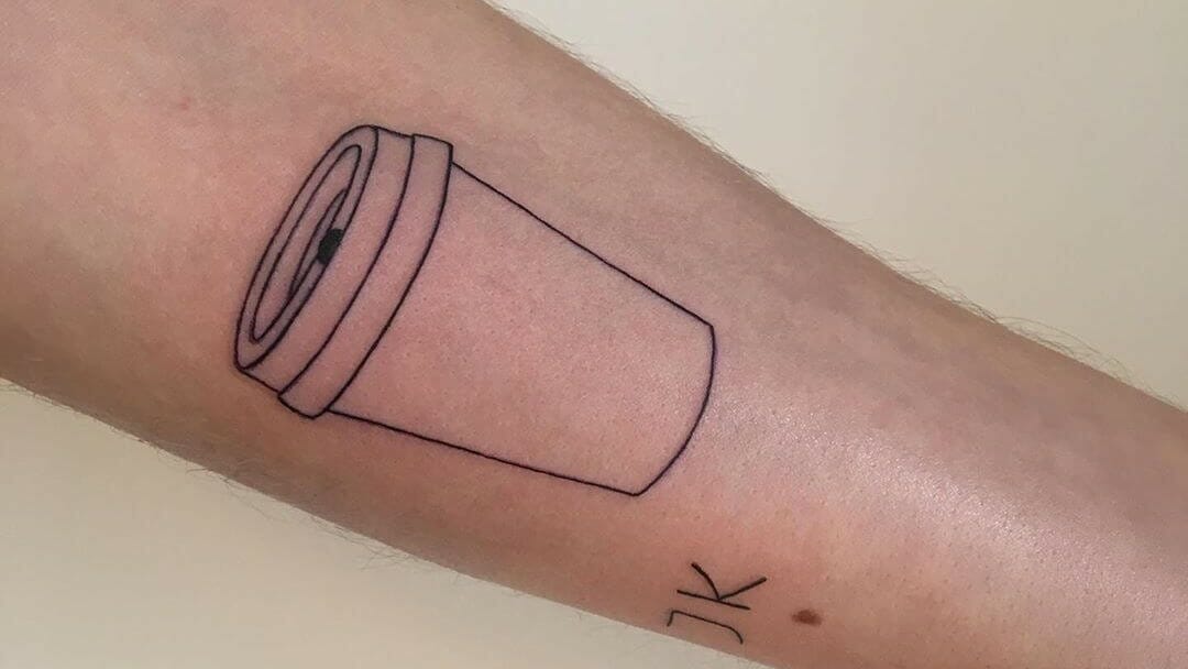 101 Amazing Coffee Tattoo Designs You Need To See! | Outsons | Men's Fashion Tips And Style Guides 608_x_1080_jpg