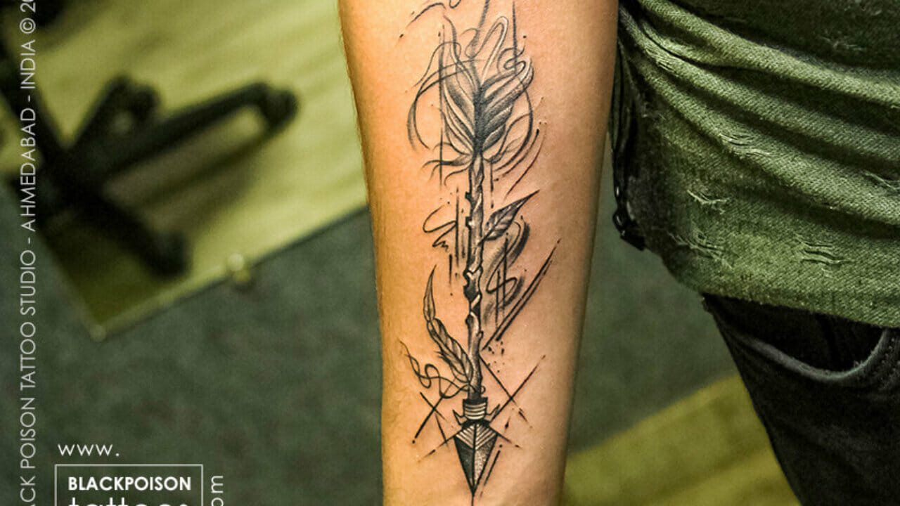 10 Best Broken Arrow Tattoo Ideas You'll Have To See To Believe! | Outsons | Men's Fashion Tips And Style Guides 720_x_1280_jpg