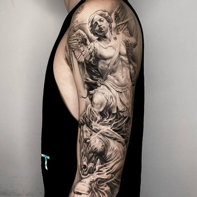 10 Best Angel Tattoo Ideas You'll Have To See To Believe! | Outsons | Men's Fashion Tips And Style Guides 640_x_640_jpg