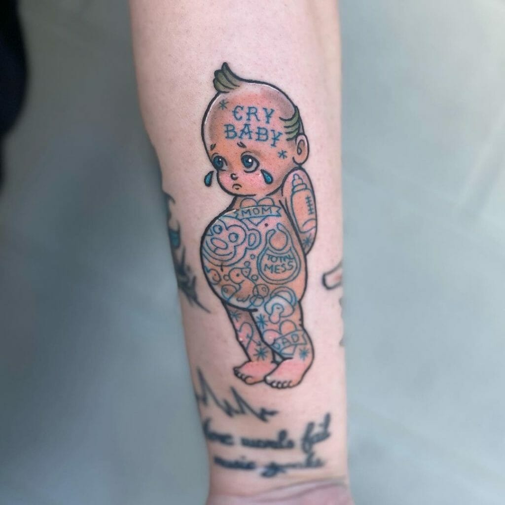 10 Best Crybaby Tattoo Ideas You'll Have To See To Believe! | Outsons | Men's Fashion Tips And Style Guides 1024_x_1024_jpg