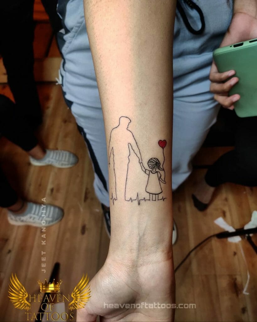 10 Best Father Daughter Tattoo Ideas You Have To See To Believe! | Outsons | Men's Fashion Tips And Style Guides 1024_x_819_jpg