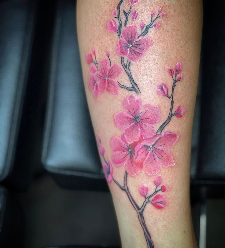 10 Best Cherry Blossom Tattoo Ideas You'll Have To See To Believe! | Outsons | Men's Fashion Tips And Style Guides 1000_x_909_jpg