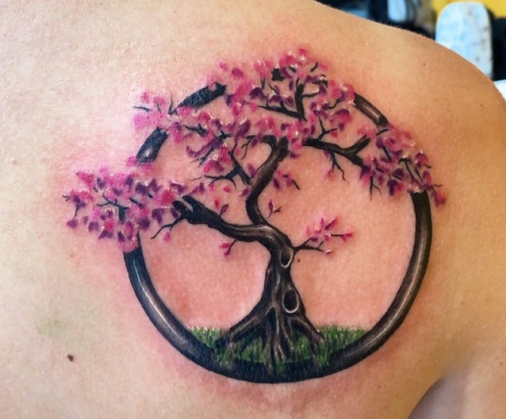 10 Best Cherry Blossom Tree Tattoo Ideas You'll Have To See To Believe! | Outsons | Men's Fashion Tips And Style Guides 849_x_1024_jpg